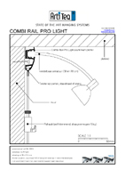Combi Rail Por Light technische tekening