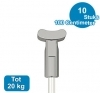 perlon + solid, 2mm, 100 cm (10 stuks) perlon-+-solid,-2mm,-100-cm-(10-stuks)